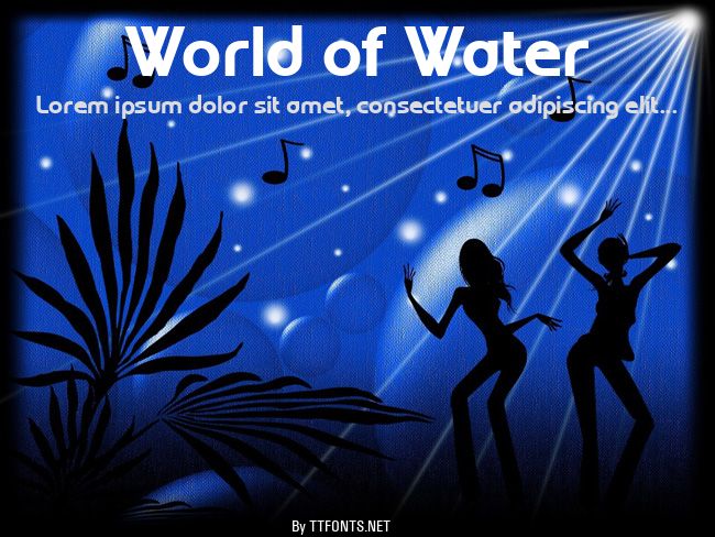 World of Water example